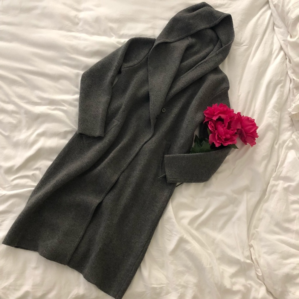 Grey Oversized Coat